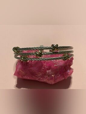 Two Tone Cuff Bracelet #9243